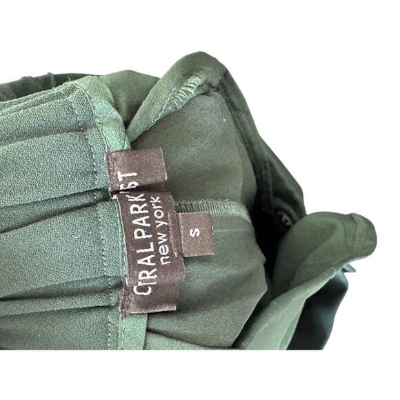 Central Park West Dark Green Brooke Trouser Pants Women's Size Small NEW - Picture 8 of 9